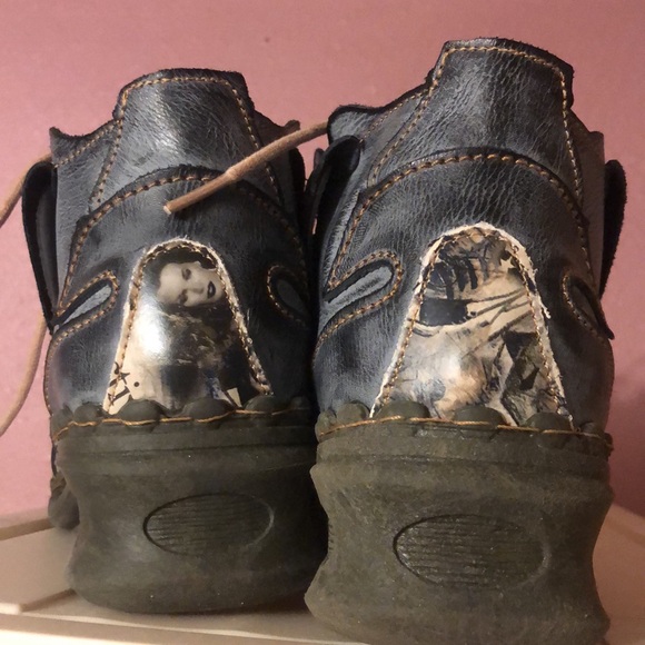 TMA EYES Leather Women's Ankle Boots 10W/42 worn once - PRICE FIRM - Picture 5 of 16